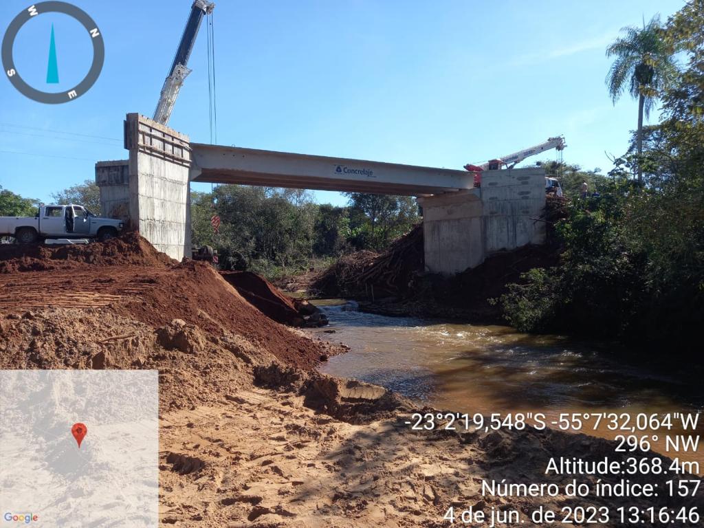 Obra Ponte Pandui – Vigas Águia